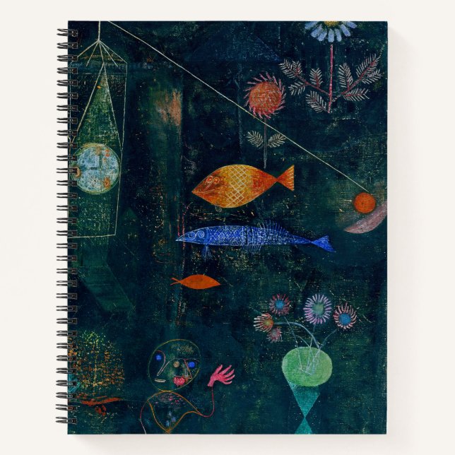 Cuaderno Paul Klee Fish Magic Resumen Pintura de arte gráfi (Anverso)