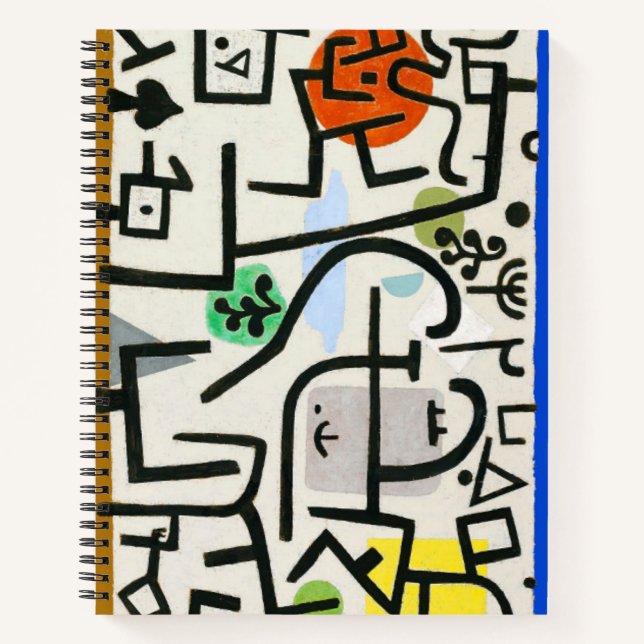 Cuaderno Paul Klee Rich Harbor Expresionismo Abstracto (Anverso)