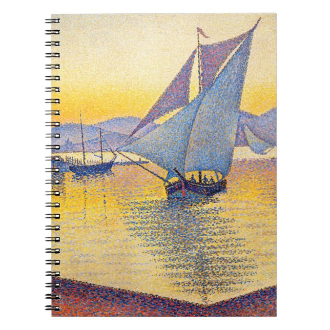 Cuaderno Paul Signac - El puerto al atardecer, Opus 236 (Frente)
