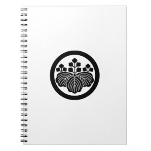 Cuaderno Paulownia con 5&3 florecimiento en círculo