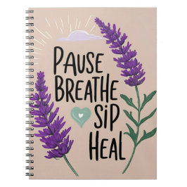 Cuaderno ✨ Pausar respiración - saborear | Diseño