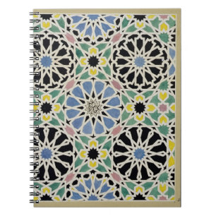 Cuaderno Pavimento de mosaico en Alhambra, 'del árabe
