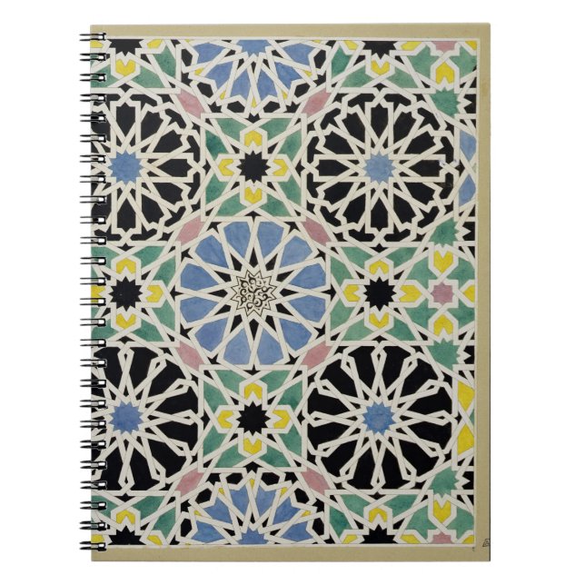 Cuaderno Pavimento de mosaico en Alhambra, 'del árabe (Frente)