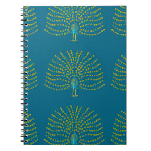 Cuaderno Pavo real