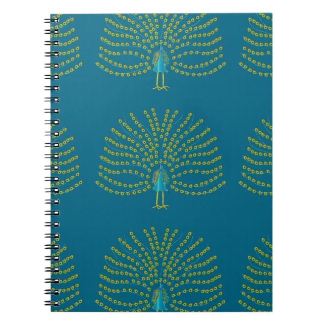 Cuaderno Pavo real (Frente)
