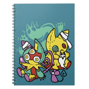Cuaderno Paw-sitivamente Espantoso Halloween de Gatos Mon