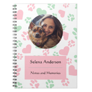 Cuaderno Paws & Hearts: bloc de notas personalizado