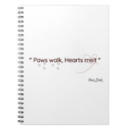Cuaderno Paws Touch, Hearts Feel Notebook
