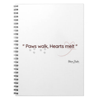 Cuaderno Paws Touch, Hearts Feel Notebook