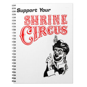 Cuaderno Payaso de circo de la capilla