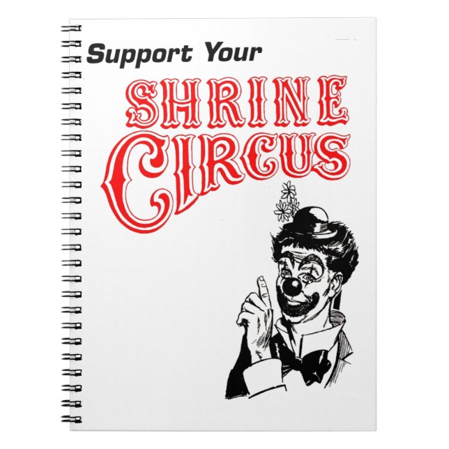 Cuaderno Payaso de circo de la capilla (Frente)