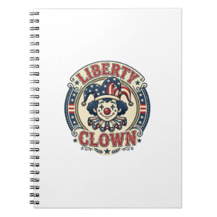 Cuaderno Payaso de la Libertad Patriótico Payaso Cute V