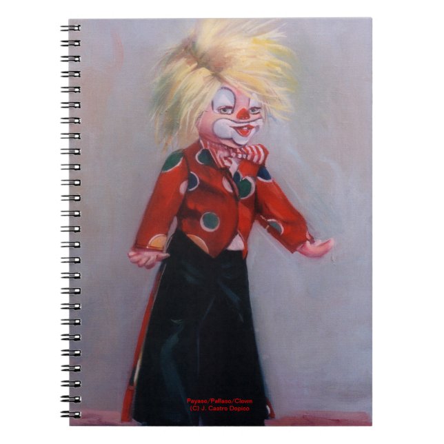 Cuaderno Payaso/Pallaso/Clown (Frente)