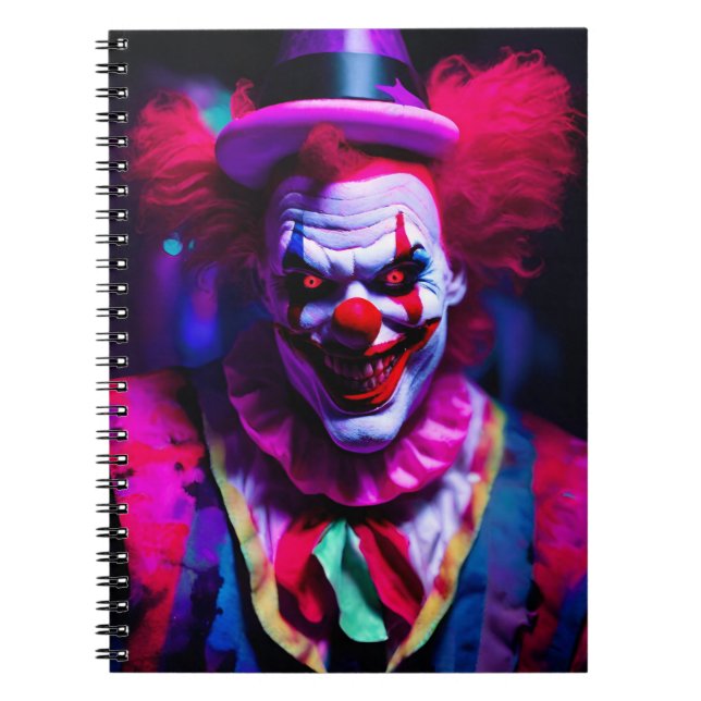 Cuaderno payaso temible (Frente)