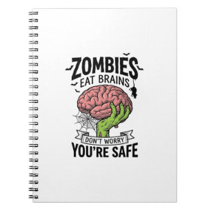 Cuaderno Payaso Zombie Come Cerebros Estás Seguro Halloween