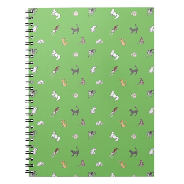 Cuaderno payasos con colmena verde (Frente)