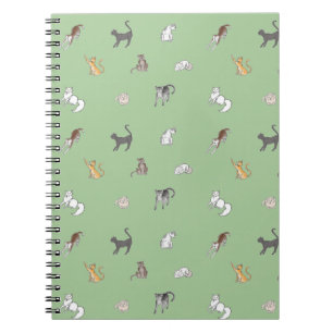 Cuaderno payasos en el placemat sabio