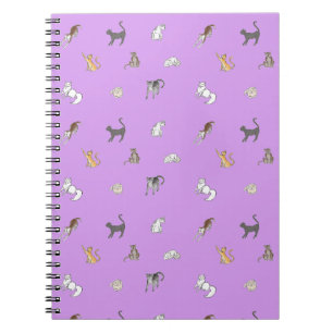 Cuaderno payasos en placemat lilac