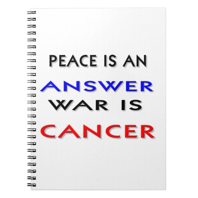 Cuaderno Paz (Frente)