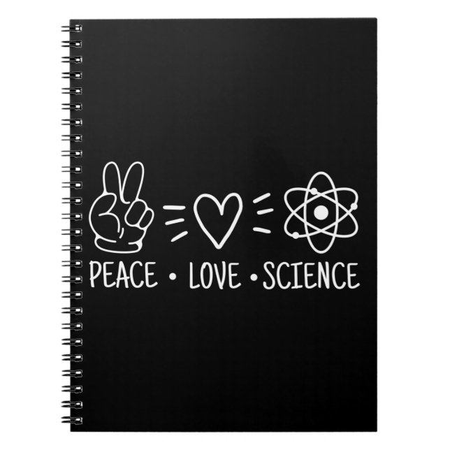 Cuaderno Paz Amor Ciencia (Frente)