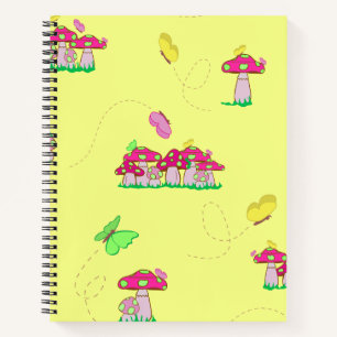 Cuaderno Paz Amor Hongos