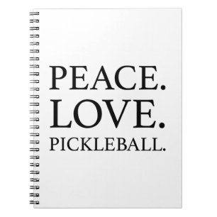 Cuaderno Paz amor Pickleball