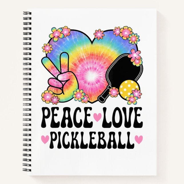 Cuaderno Paz Amor Pickleball (Anverso)