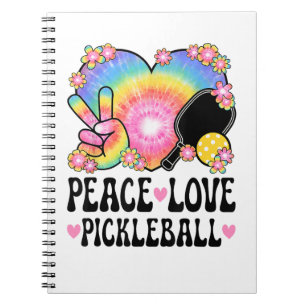 Cuaderno Paz Amor Pickleball