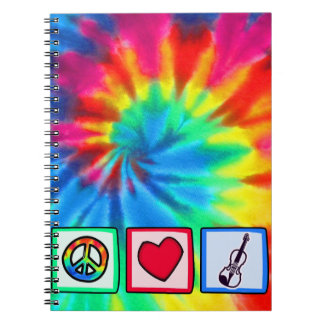 Cuaderno Paz, amor, violines