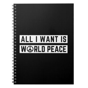 Cuaderno Paz Mundial