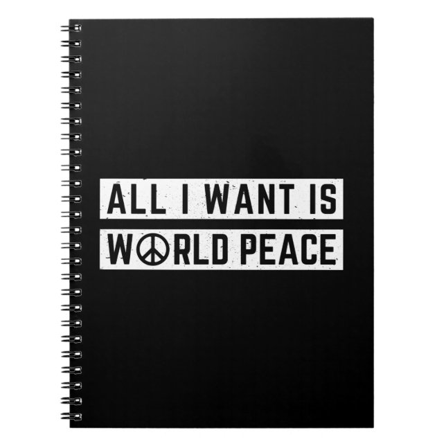 Cuaderno Paz Mundial (Frente)