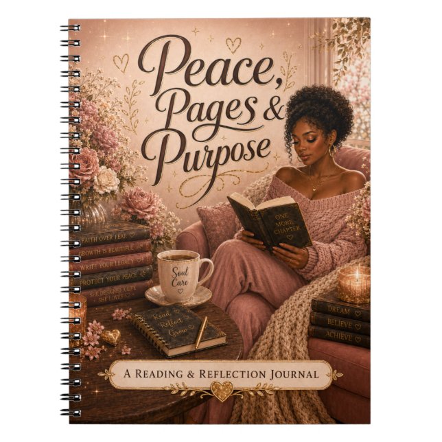 Cuaderno Paz, Páginas y Propósito (Frente)