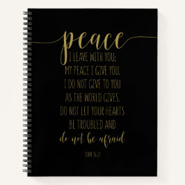 Cuaderno Paz Que Te Dejé, John 14:27