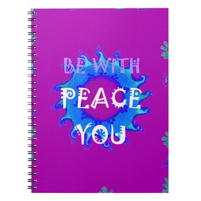 Cuaderno Paz, sé contigo (Frente)