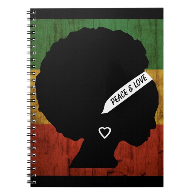 Cuaderno Paz y amor de las mujeres rastas  (Frente)
