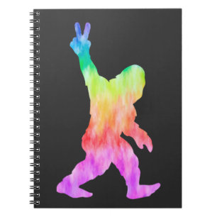 Cuaderno Peace Love Bigfoot