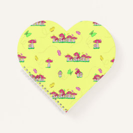 Cuaderno Peace Love Mushrooms