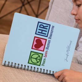 Cuaderno Peace Love Recursos Humanos