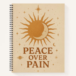 Cuaderno Peace Over Pain Journal – Mindfulness and Self-Lov