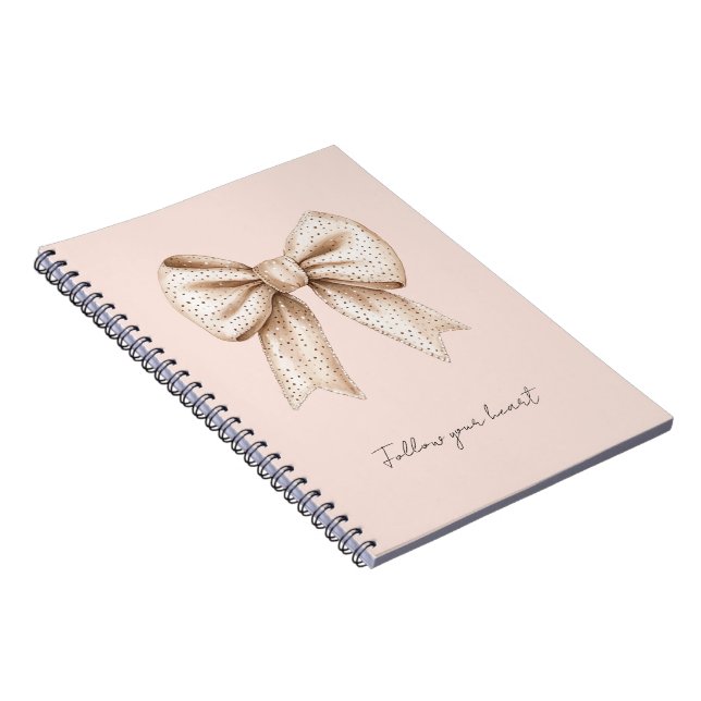 Cuaderno Peach Cream Bow (Lado Derecho)