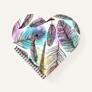 Cuaderno Peacock Feather