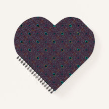 Cuaderno Peacock Feather Jewel Teal Violet