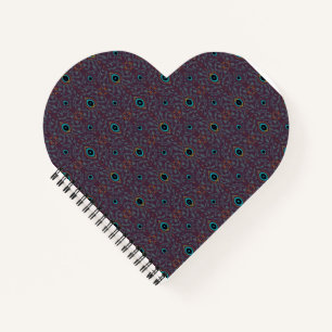 Cuaderno Peacock Feather Jewel Teal Violet