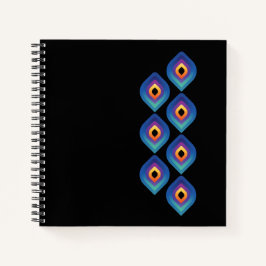Cuaderno Peacock Flame (Vertical)