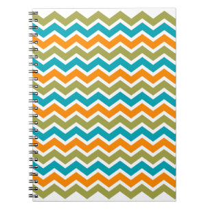 Cuaderno Peacock Vibrant Tribal Zigzag