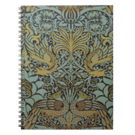Cuaderno Peacock y Dragón (por William Morris)