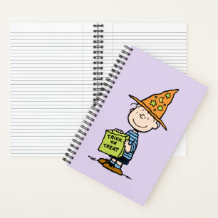 Cuaderno Peanuts Linus Mago Truco o Trato