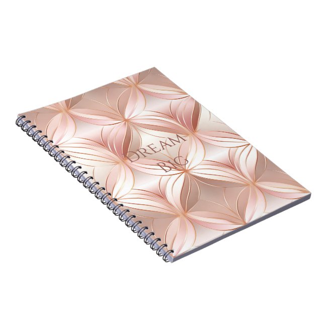 Cuaderno Pearl Rubor Pink Rose Gold (Lado Derecho)