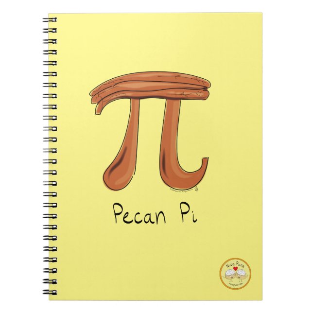Cuaderno Pecan Pi Cute Math Pi Day (Frente)