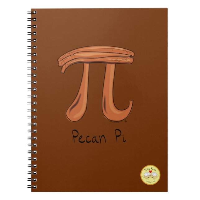 Cuaderno Pecan Pi Cute Math Pi Day (Frente)